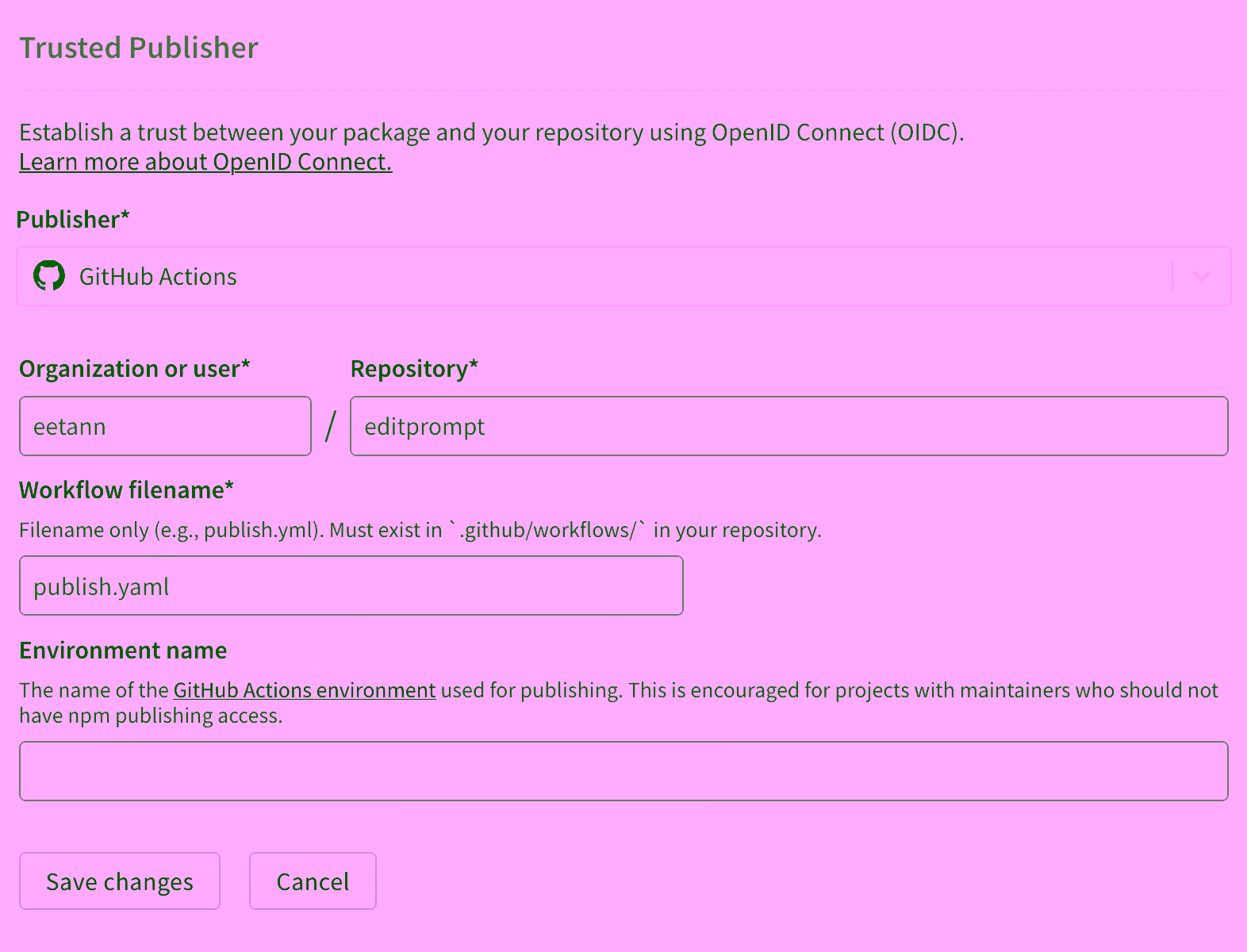 Publisherの編集