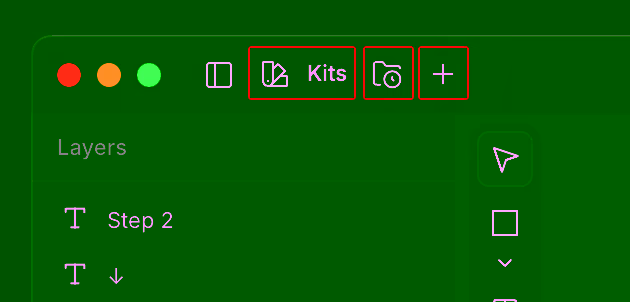 ファイルの新規作成・テンプレから作成・既存のを開く
