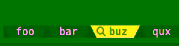 ステータスバーにズームアイコンの表示